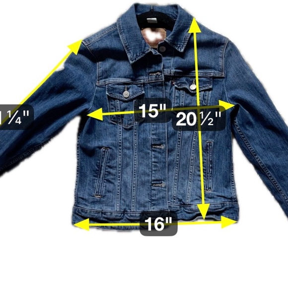 Women's Levi’s Denim Ex-Boyfriend Trucker Jean Jacket Womens Vtg Wash Medium - Picture 5 of 15